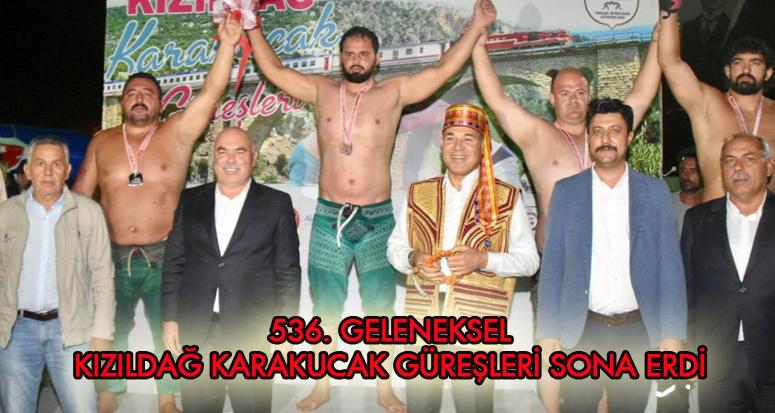 536. Geleneksel Kızıldağ Karakucak Güreşleri Heyecanı Sona Erdi
