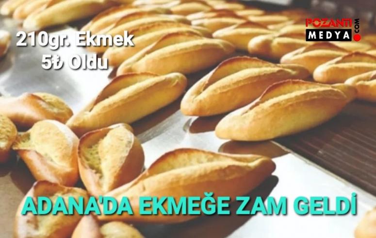 Adana’da Ekmek Fiyatlarına Zam Uygulandı