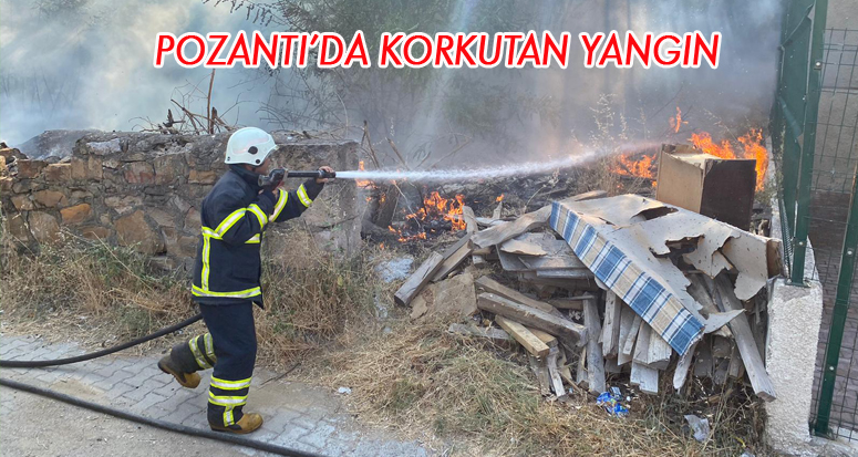 Pozantı’da Korkutan Yangın: İtfaiye ve Orman Ekipleri Seferber Oldu