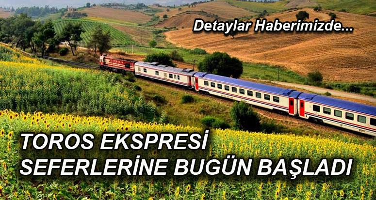 Toros Ekspresi Uzun Bir Aradan Sonra Yeniden Yolculuklara Başladı