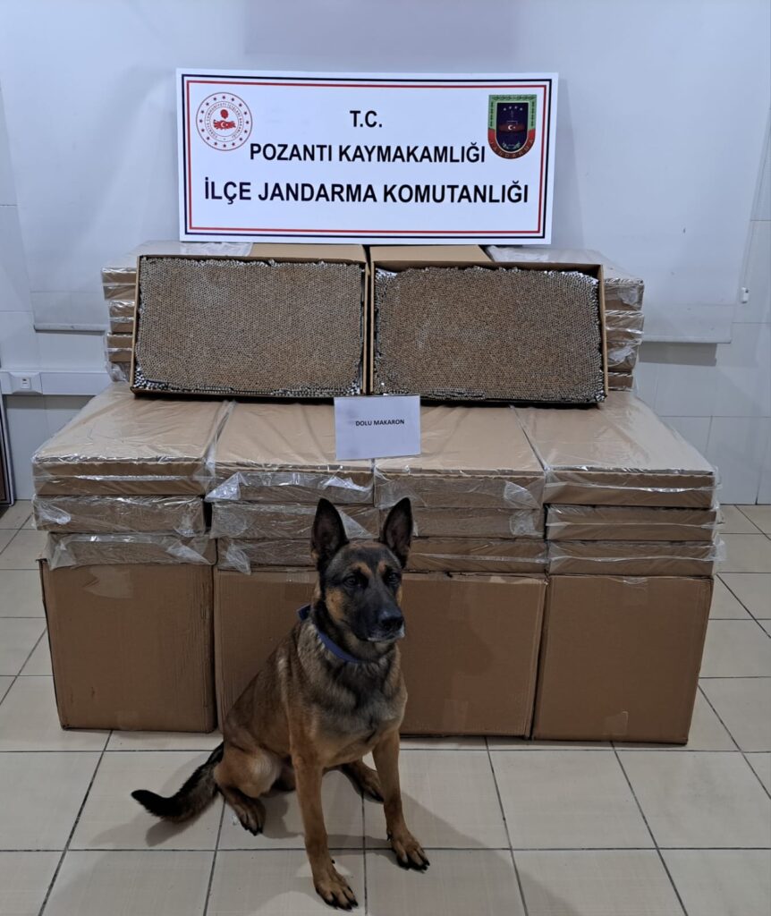 Pozantı Jandarma 1 Milyon Lira Değerinde Kaçak Sigara Ele Geçirdi