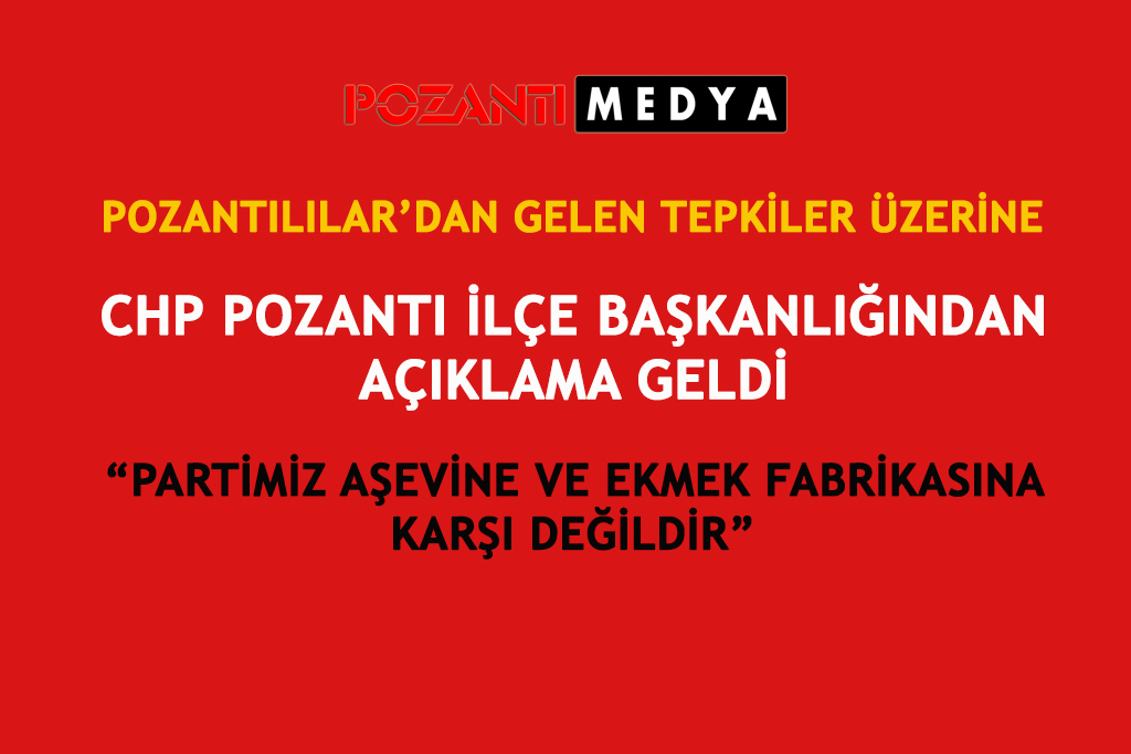 CHP’den Açıklama Geldi “Partimiz Aşevine ve Ekmek Fabrikasına Karşı Değildir”