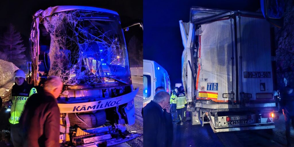 Pozantı – Adana Otoyolunda Otobüs Kazası 10 Yaralı