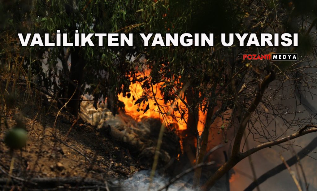 Valilikten Orman Yangını Riskine Karşı SMS Uyarısı