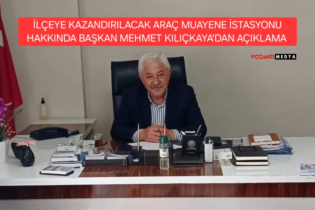 İlçemize Kazandırılacak Araç Muayene İstasyonu İçin Emeği Geçenlere Teşekkür Ediyorum