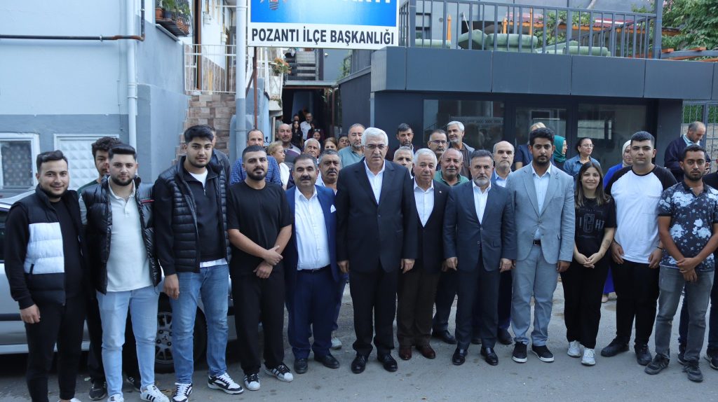 AK Parti Heyetinden Pozantı İlçe Teşkilatına Ziyaret
