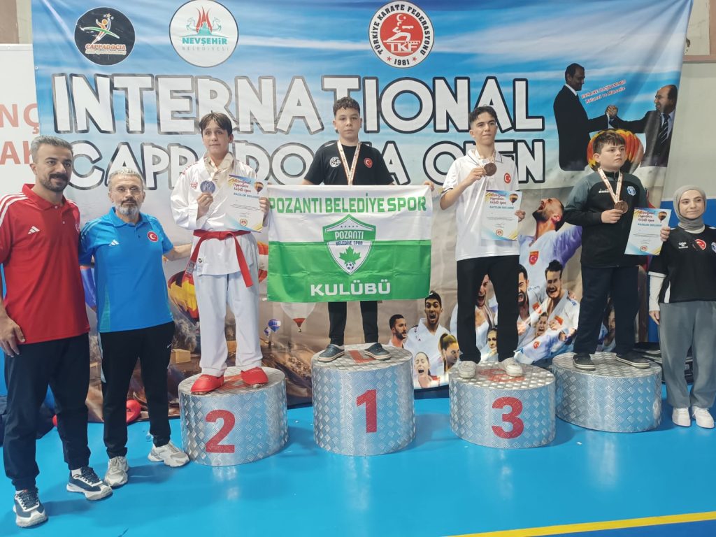 Pozantı’nın Karate Yıldızları Kapadokya’da Parladı!