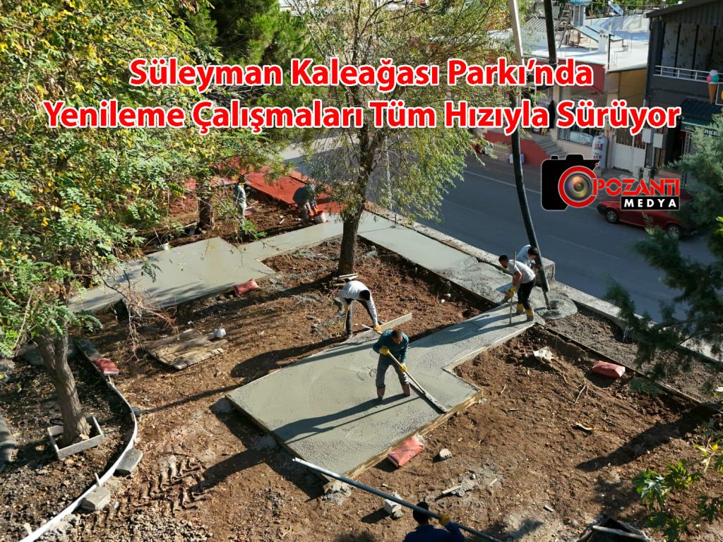 Süleyman Kaleağası Parkı’nda Yenileme Çalışmaları Tüm Hızıyla Sürüyor