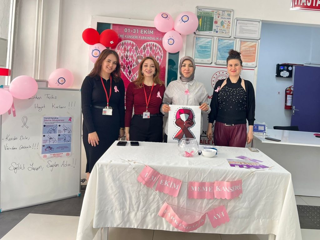 Pozantı 80. Yıl Devlet Hastanesi’nden Meme Kanseri Farkındalık Ayı’na Destek