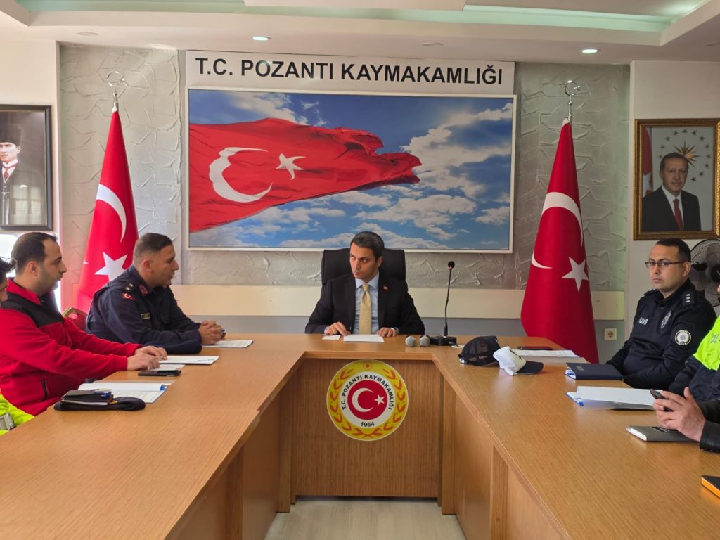 Pozantı’da Kış Tedbirleri Toplantısı Gerçekleştirildi