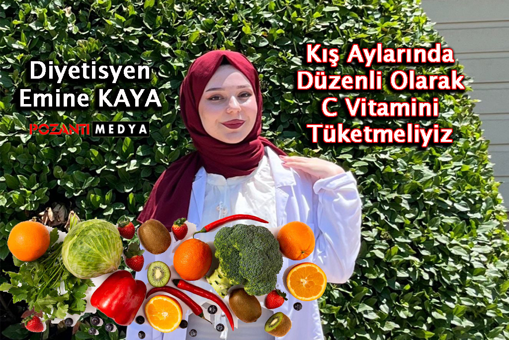 Kış Aylarında Düzenli Olarak C Vitamini Tüketmeliyiz