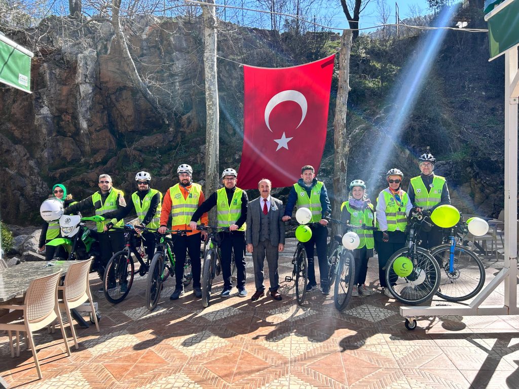 Pozantı’da Sağlık İçin Pedal Çevirdiler