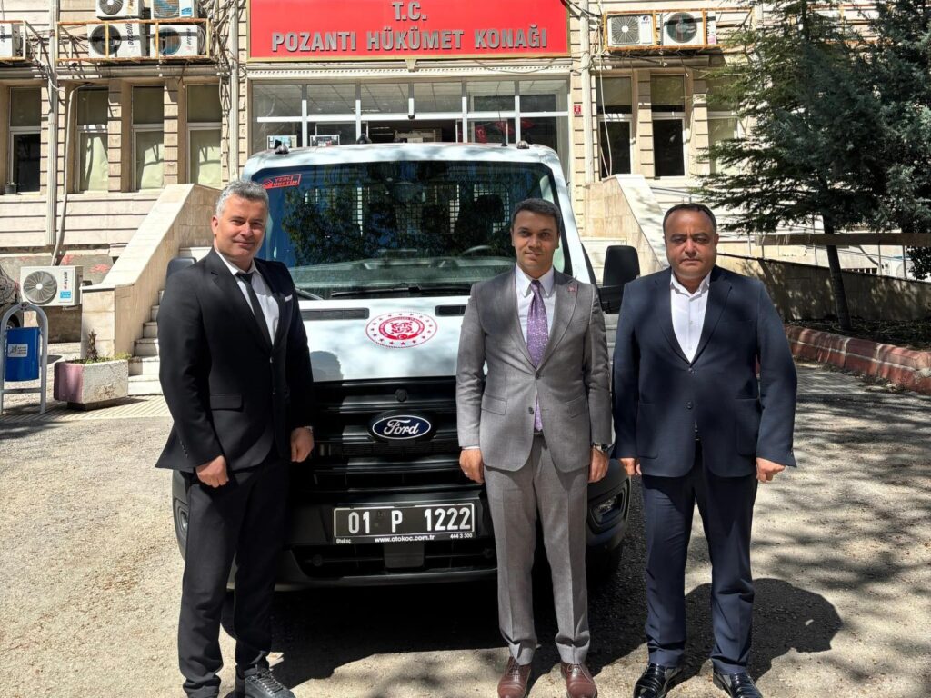 POZANTI KAYMAKAMLIĞI ENVANTERİNE 5 AYDA İKİNCİ ARAÇ KAZANDIRILDI