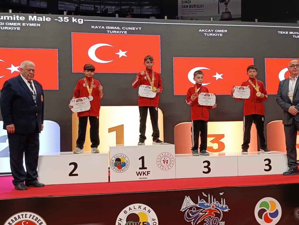 Pozantılı Teke, Balkan Çocuklar Karate Şampiyonasında 3. Oldu