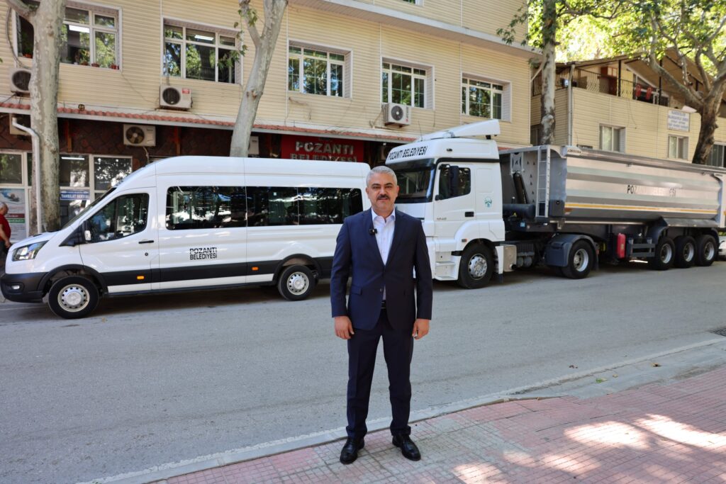 POZANTI BELEDİYESİ’NİN ARAÇ FİLOSU “ÜRETKEN BELEDİYECİLİK” VİZYONUYLA GÜÇLENİYOR