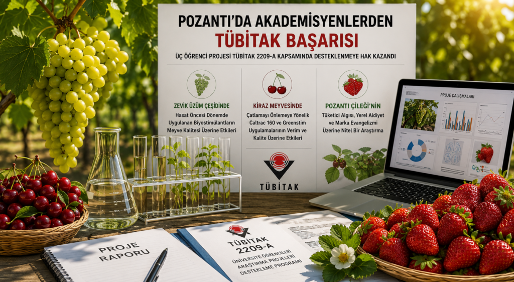 POZANTI’DA AKADEMİSYENLERDEN TÜBİTAK BAŞARISI