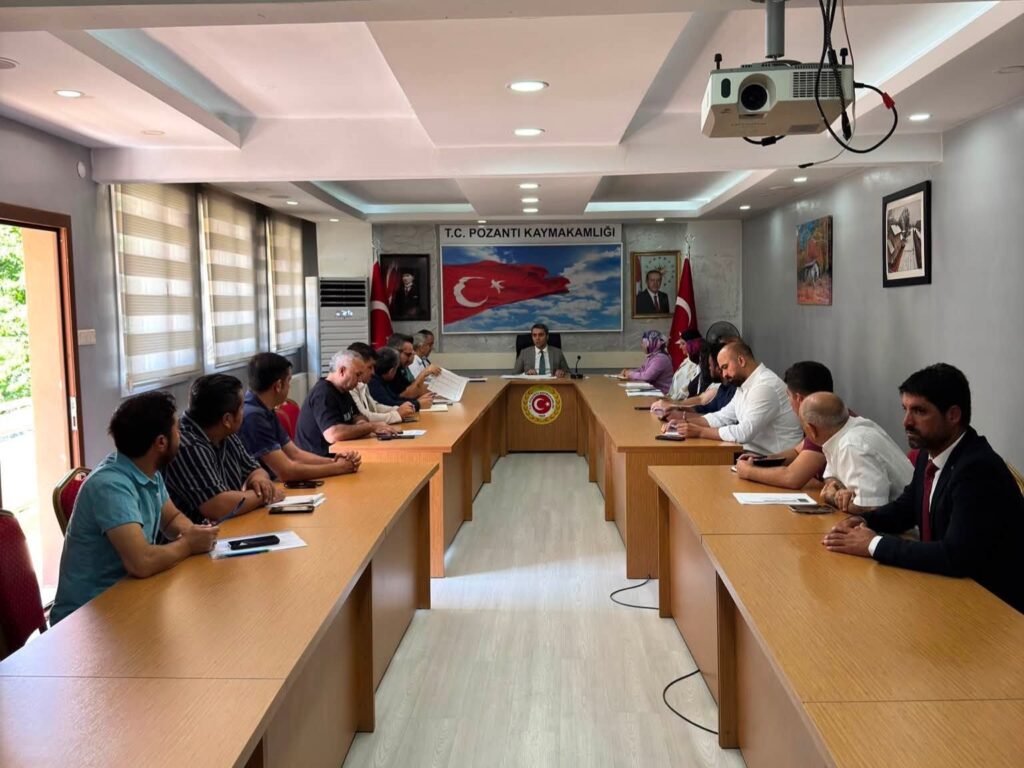 POZANTI’DA YENİ EĞİTİM YILI ÖNCESİ HAZIRLIKLAR MASAYA YATIRILDI
